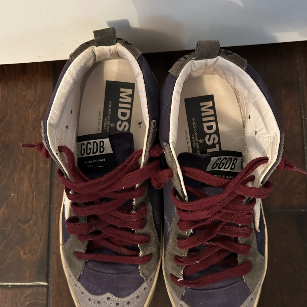 Golden Goose Midstar navy grey and burgundy size 36 - Picture 6 of 9
